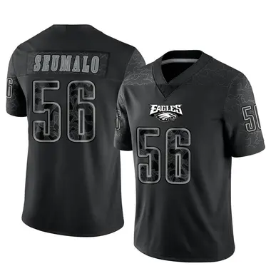 Men's Nike Philadelphia Eagles Isaac Seumalo Reflective Jersey - Black Limited