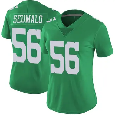 Women's Nike Philadelphia Eagles Isaac Seumalo Vapor Untouchable Jersey - Green Limited