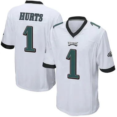 jalen hurts white nike vapor jersey