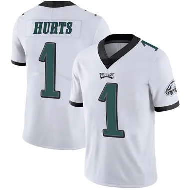 jalen hurts white nike vapor jersey